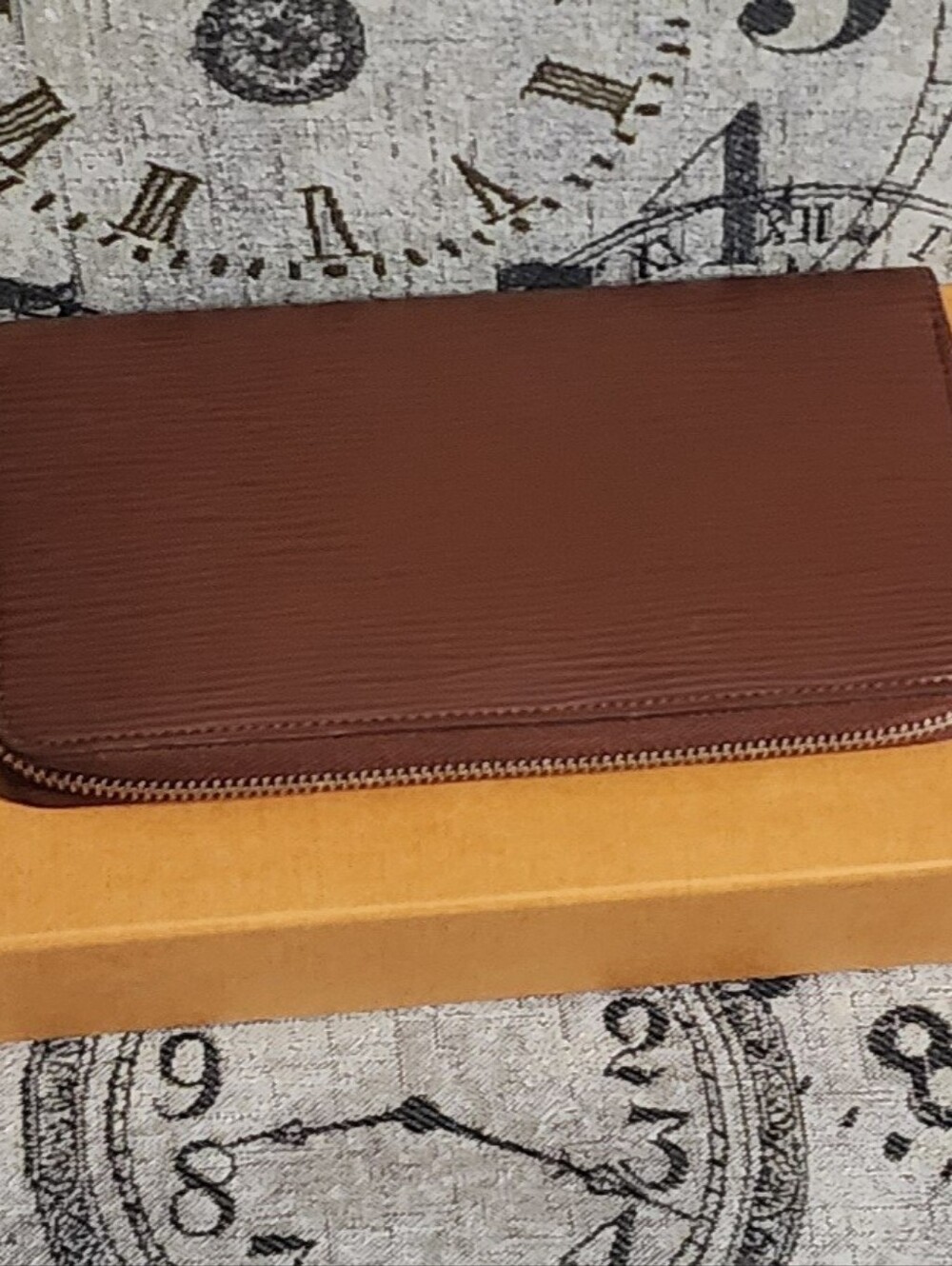 Louis Vuitton Epi Zippy Brown Wallet